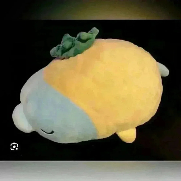 Cooling Hug Pillow - dolphin pineapple NWT - Picture 2 of 4